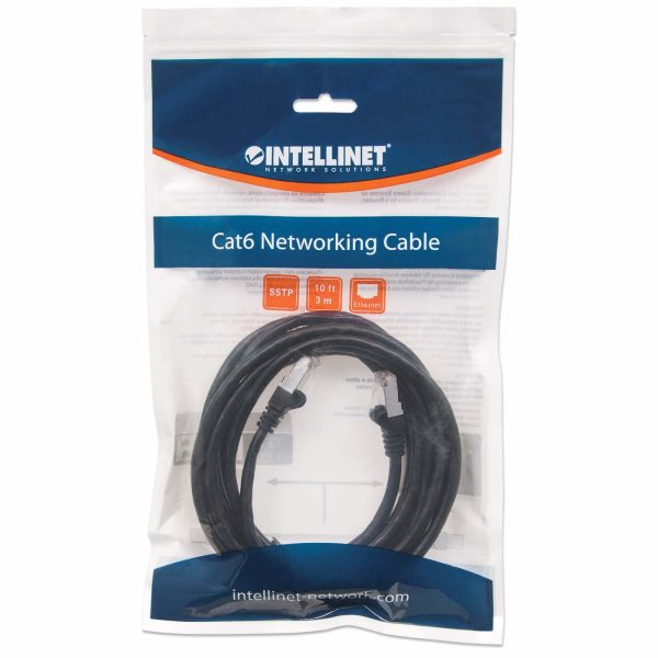 Intellinet Cable de Red Cat6a S/FTP, 3.0 m, Negro - Imagen 2