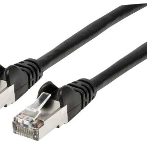 Intellinet Cable de Red Cat6a S/FTP, 30 cm, Negro