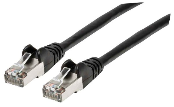 Intellinet Cable de Red Cat6a S/FTP, 30 cm, Negro