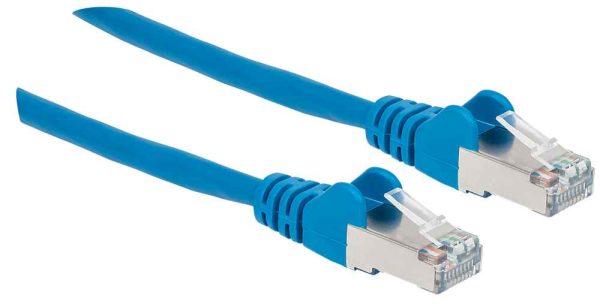 Intellinet Cable de Red Cat6a S/FTP, 30 cm, Azul - Imagen 2