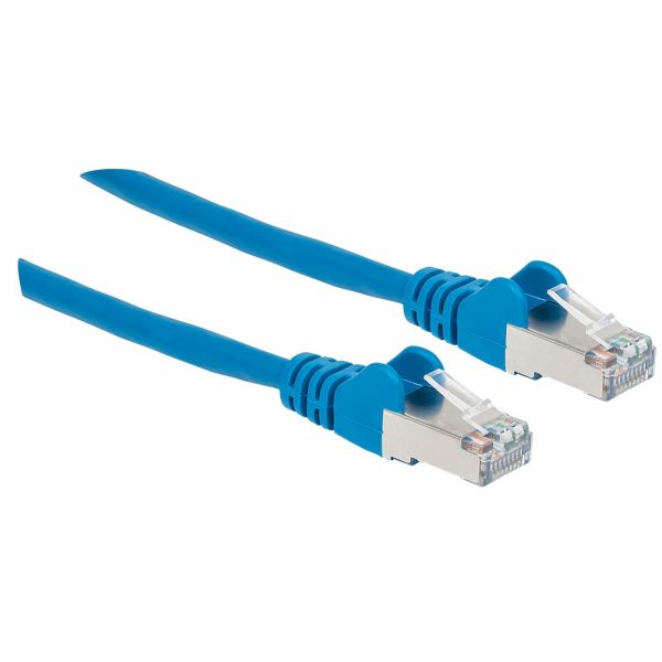 Intellinet Cable de Red Cat6a S/FTP, 0.9 m, Azul - Imagen 2