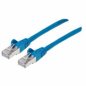 Intellinet Cable de Red Cat6a S/FTP, 7.6 m, Azul