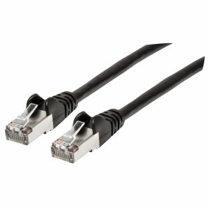 Intellinet Cable de Red Cat6a S/FTP, 0.9 m, Negro