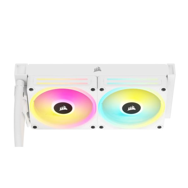 Corsair H100I Procesador Refrigerador híbrido 12 cm Blanco - Imagen 3