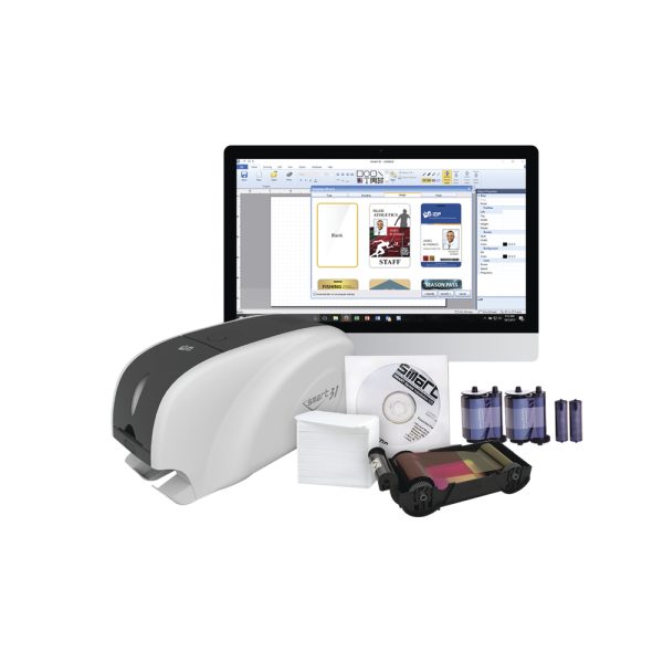 IDP SMART31-SK impresora de tarjeta plástica Pintar por sublimación Color 300 x 300 DPI