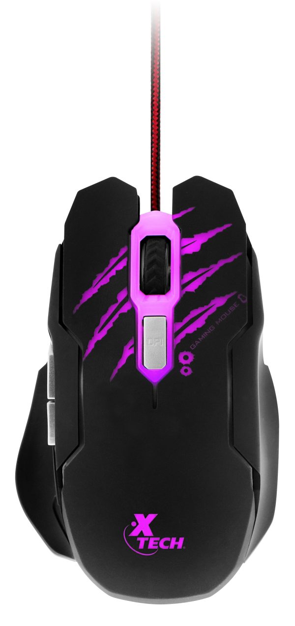 Xtech XTM-610 ratón Juego Diestro USB tipo A Óptico 3200 DPI