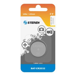 Steren BAT-CR2032 pila de uso doméstico Batería de un solo uso Litio