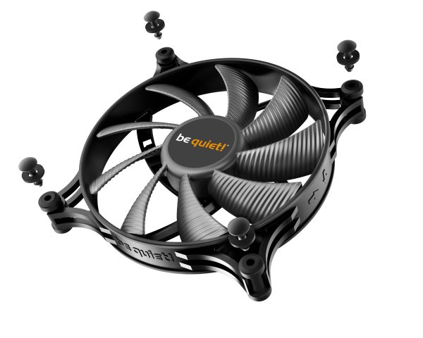 be quiet! Shadow Wings 2 140mm PWM Gabinete de la computadora Ventilador 14 cm Negro - Imagen 4