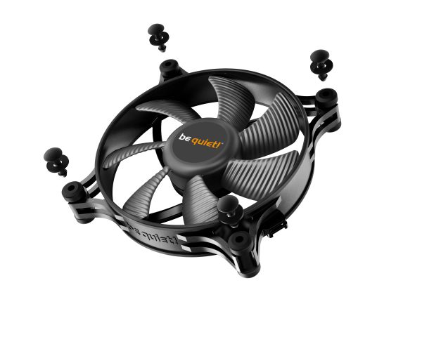 be quiet! BL085 sistema de refrigeración de computadora Gabinete de la computadora Ventilador 12 cm Negro - Imagen 4