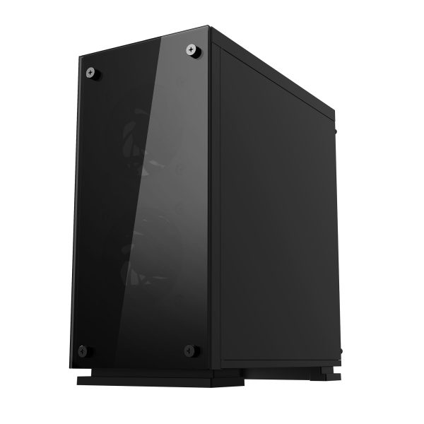 Vorago CSG550 gabinete de computadora Escritorio Negro - Imagen 4