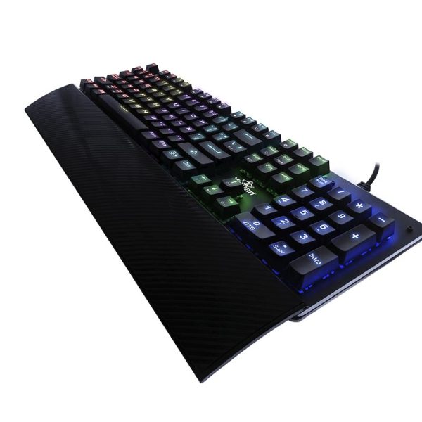 Yeyian YAT1801 teclado Juego USB QWERTY Español Negro - Imagen 2