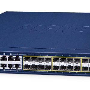 PLANET GS-5220-16S8CR dispositivo de redes Gestionado L2+ Gigabit Ethernet (10/100/1000) 1U Azul