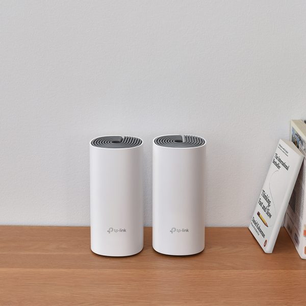 TP-Link Deco E4 (2-pack) Doble banda (2,4 GHz / 5 GHz) Wi-Fi 5 (802.11ac) Blanco, Gris Interno - Imagen 3