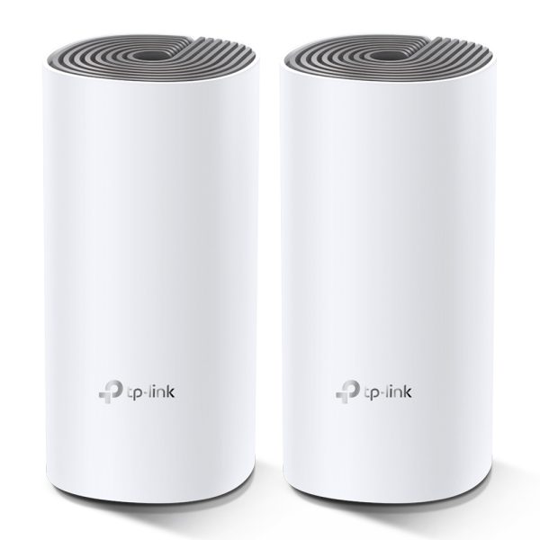 TP-Link Deco E4 (2-pack) Doble banda (2,4 GHz / 5 GHz) Wi-Fi 5 (802.11ac) Blanco, Gris Interno