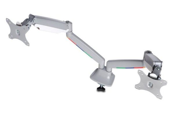 Kensington Brazo SmartFit® de altura ajustable con controles de un solo toque para dos monitores - Imagen 2