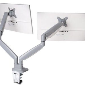 Kensington Brazo SmartFit® de altura ajustable con controles de un solo toque para dos monitores