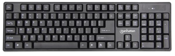 Manhattan 178990 teclado Ratón incluido Universal RF inalámbrico Negro - Imagen 4