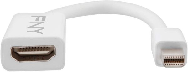PNY MDP-HDMI-SINGLE-PCK adaptador de cable de vídeo Mini DisplayPort Blanco - Imagen 2