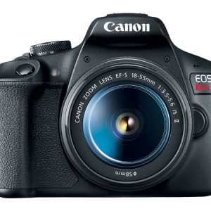 Canon EOS Rebel T7 EF-S 18-55mm IS II Kit Juego de cámara SLR 24.1 MP CMOS 6000 x 4000 Pixeles Negro