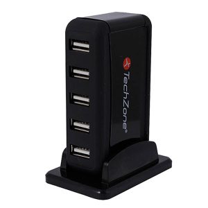 TechZone TZ17HUB01 nodo concentrador USB 2.0 480 Mbit/s