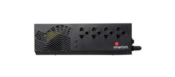 Smartbitt SBAVR1200 regulador de voltaje 4 salidas AC 1200 V Negro - Imagen 2