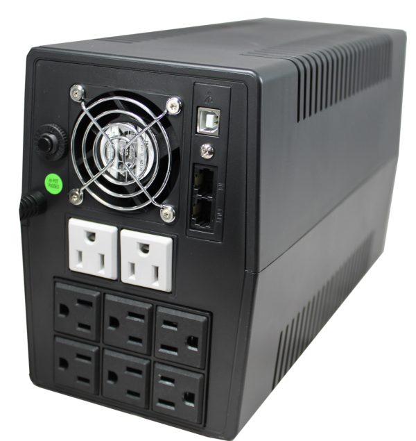 DataShield KS-1500PRO sistema de alimentación ininterrumpida (UPS) Línea interactiva 1.5 kVA 900 W 8 salidas AC - Imagen 4
