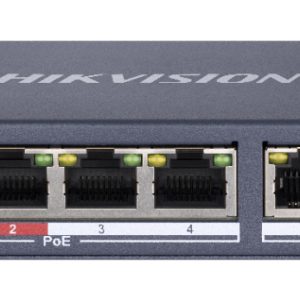 Hikvision DS-3E0106P-E/M switch No administrado Fast Ethernet (10/100) Energía sobre Ethernet (PoE) Montaje en pared/escritorio Azul