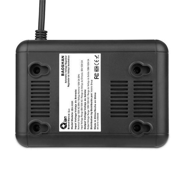 Qian QBA-2K08R regulador de voltaje 8 salidas AC 95 - 150 V Negro - Imagen 4