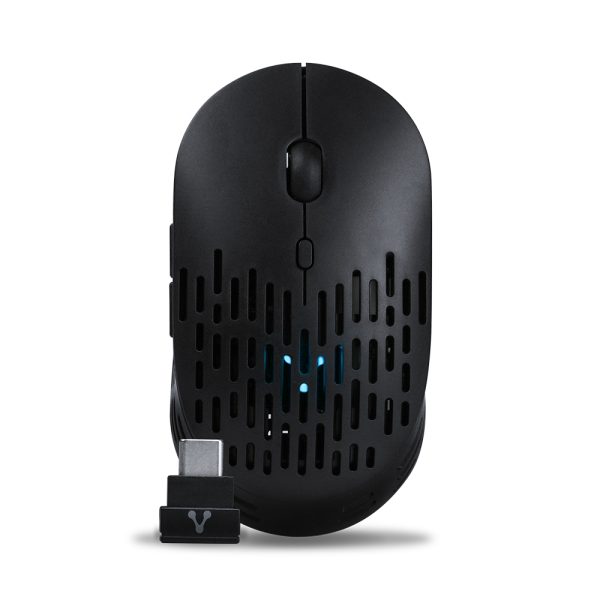 Vorago MO-208 ratón Diestro RF inalámbrico + bluetooth Óptico 2400 DPI
