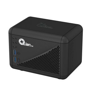 Qian EN1000 regulador de voltaje 8 salidas AC 150 - 195 V Negro