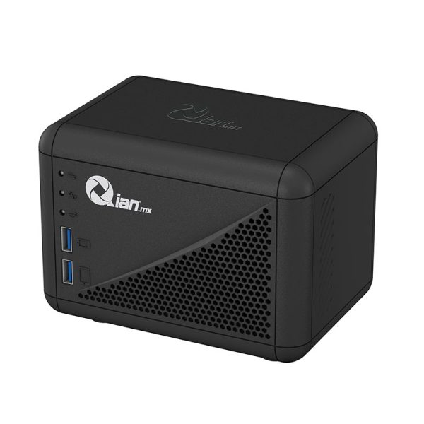 Qian EN1000 regulador de voltaje 8 salidas AC 150 - 195 V Negro