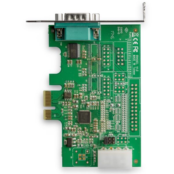 StarTech.com Tarjeta PCI Express Adaptadora de 1 Puerto Serial RS232 - Tarjeta Controladora Serial PCIe RS232 - PCIe a DB9 UART16950 - Tarjeta de Expansión de Perfil Bajo - Windows Linux - Imagen 4