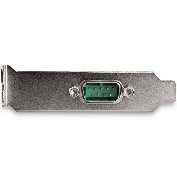 StarTech.com Tarjeta PCI Express Adaptadora de 1 Puerto Serial RS232 - Tarjeta Controladora Serial PCIe RS232 - PCIe a DB9 UART16950 - Tarjeta de Expansión de Perfil Bajo - Windows Linux - Imagen 3