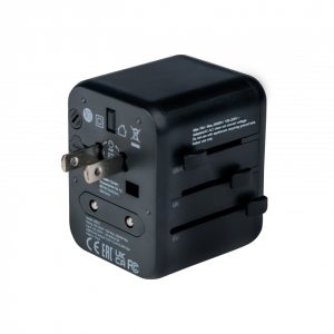 Verbatim 49543 adaptador de enchufe eléctrico Universal Negro