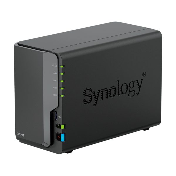 Synology DiskStation DS224+ servidor NAS o de almacenamiento Escritorio Intel® Celeron® J4125 2 GB DDR4 0 TB Negro - Imagen 2