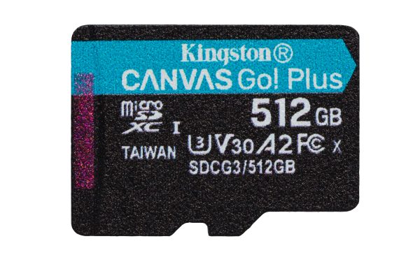 Kingston Technology Canvas Go! Plus 512 GB MicroSD UHS-I Clase 10 - Imagen 3