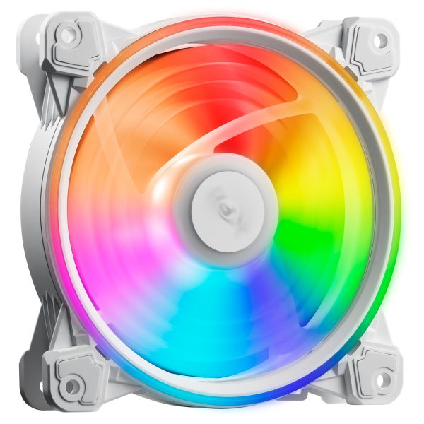 XPG HURRICANE 120 ARGB PWM Placa base Ventilador 12 cm Blanco 1 pieza(s) - Imagen 2