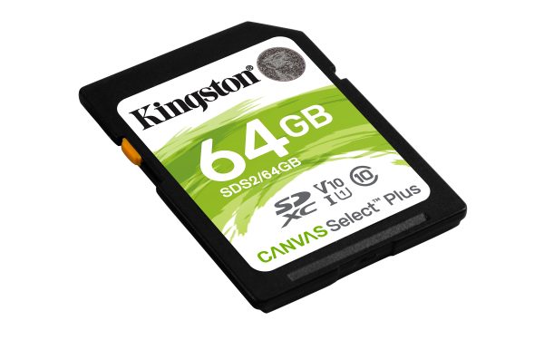 Kingston Technology Canvas Select Plus 64 GB SDXC UHS-I Clase 10 - Imagen 2