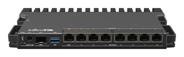 Mikrotik RB5009UPR+S+IN enrutador 2.5 Gigabit Ethernet, Gigabit Ethernet Negro - Imagen 3