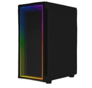 Ocelot Gaming PORTAL-M4 gabinete de computadora Negro