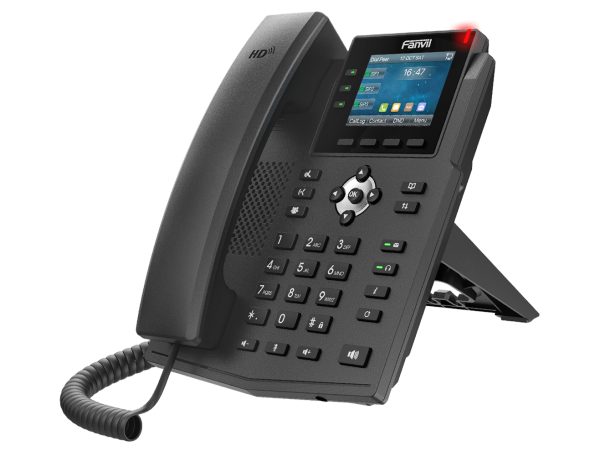 Fanvil X3U teléfono IP Negro 6 líneas LCD - Imagen 2