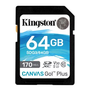 Kingston Technology Canvas Go! Plus 64 GB SD UHS-I Clase 10