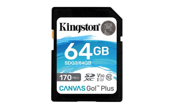 Kingston Technology Canvas Go! Plus 64 GB SD UHS-I Clase 10