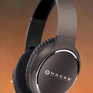 Naceb Technology Fornax Auriculares Inalámbrico Diadema Llamadas/Música Bluetooth Negro, Café