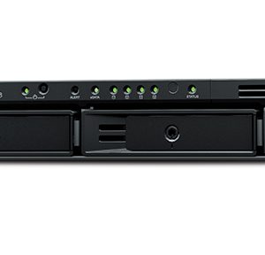 Synology RX418 unidad de disco múltiple 0 TB Bastidor (1U) Negro, Gris
