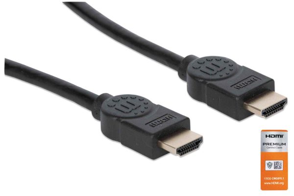 Manhattan Cable HDMI de Alta Velocidad con Canal Ethernet, Versión Premium - Imagen 2