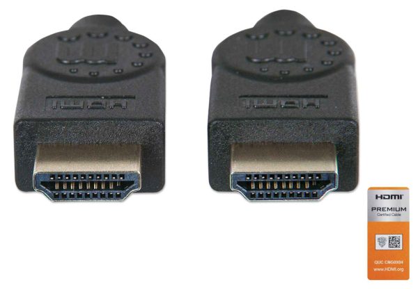 Manhattan Cable HDMI de Alta Velocidad con Canal Ethernet, Versión Premium - Imagen 3
