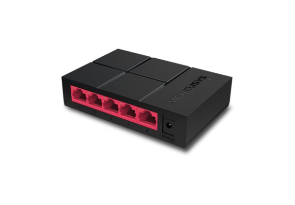 Mercusys MS105G dispositivo de redes No administrado Gigabit Ethernet (10/100/1000) Negro - Imagen 3