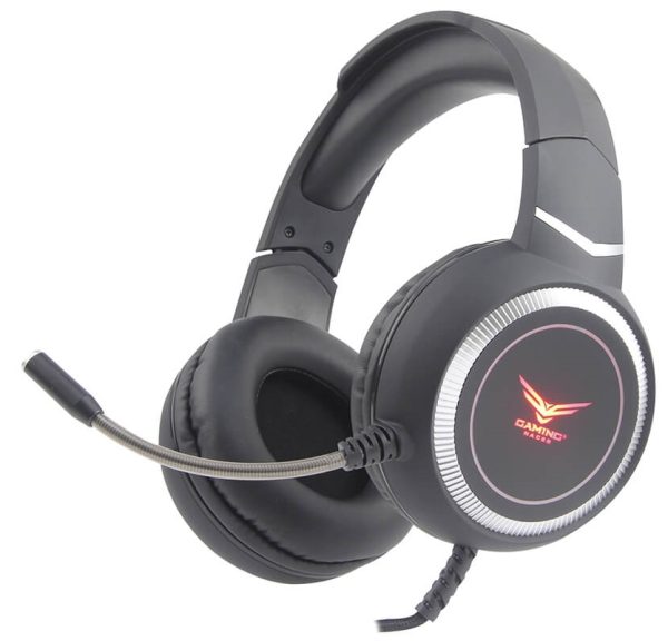 Naceb Technology NA-0311 audífono y auriculare Auriculares Alámbrico Diadema Juego USB tipo A Negro - Imagen 2