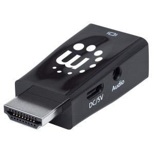 Manhattan Micro Convertidor HDMI a VGA con salida de audio
